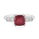 Anillo en plata con Rubí de Bemainty