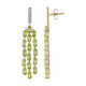 Pendientes en plata con Peridoto