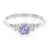 Anillo en plata con Tanzanita