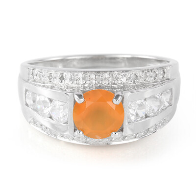 Anillo en plata con Cornalina
