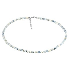 Collar en plata con Ópalo azul