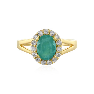 Anillo en plata con Grandidierita
