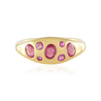Anillo en plata con Rubí de Madagascar