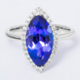 Anillo en oro con Tanzanita AAA (CIRARI)