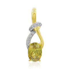 Colgante en oro con Esfena