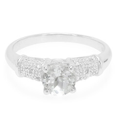 Anillo en plata con Goshenita