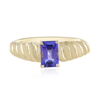 Anillo en oro con Tanzanita AAA (de Melo)