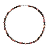 Collar en plata con Rodonita