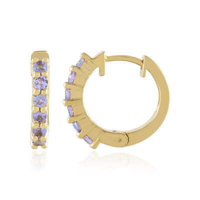 Pendientes en plata con Tanzanita