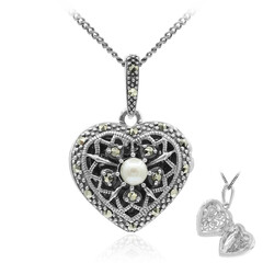 Collar en plata con Perla Freshwater