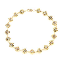 Brazalete en oro con Diamante champán I2 (Ornaments by de Melo)