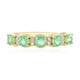 Anillo en plata con Esmeralda de Rusia