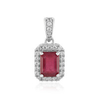 Colgante en plata con Rubí de Madagascar