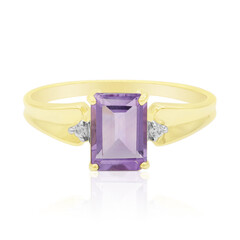 Anillo en oro con Amatista