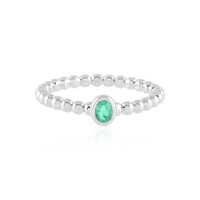 Anillo en plata con Esmeralda de Colombia