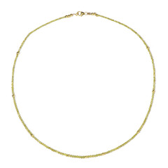 Collar en oro con Diamante amarillo