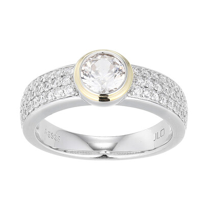 Anillo en plata con Zircón (Adela Silber)