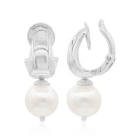 Clip de oreja en plata con Perla Freshwater (TPC)