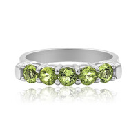 Anillo en plata con Peridoto