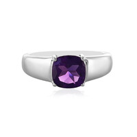 Anillo en plata con Amatista