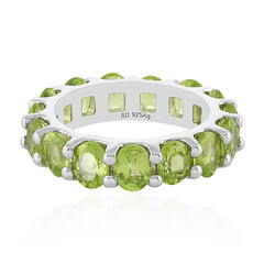 Anillo en plata con Peridoto