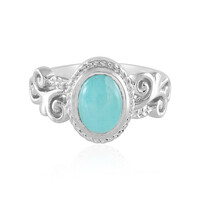 Anillo en plata con Amazonita