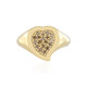 Anillo en plata con Diamante chocolate I2