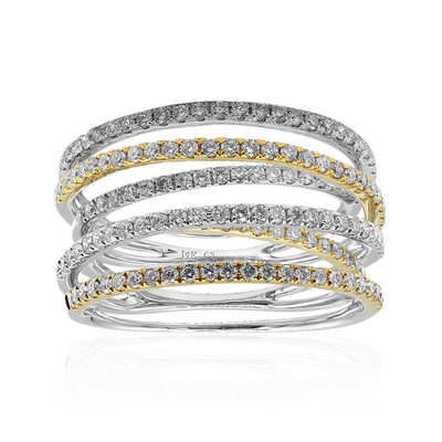 Anillo en oro con Diamante SI2 (H) (CIRARI)