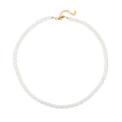 Collar en plata con Topacio blanco