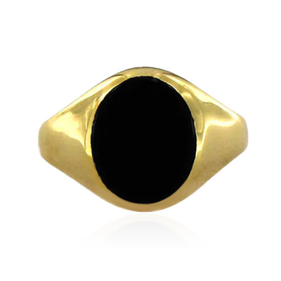 Anillo en plata con Ónix negro (M de Luca)