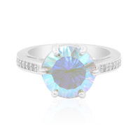 Anillo en plata con Cuarzo Rayo de luna
