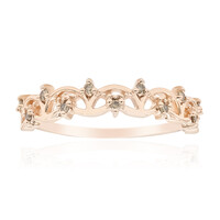 Anillo en oro con Diamante rosa de Francia de Argyle SI1