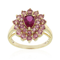 Anillo en oro con Rubelita