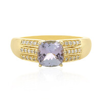 Anillo en oro con Tanzanita sin calentar