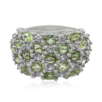 Anillo en plata con Turmalina Paraíba