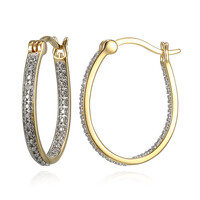 Pendientes en plata con Diamante I3 (I)