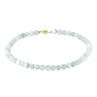 Collar en plata con Aguamarina