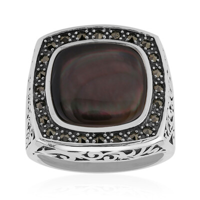 Anillo en plata con Nácar (Annette classic)