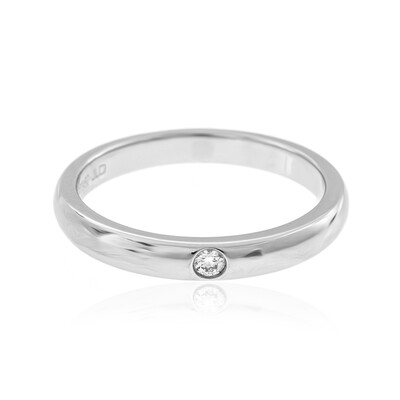 Anillo en platino con Diamante limpio a lupa F (LUCENT DIAMONDS)