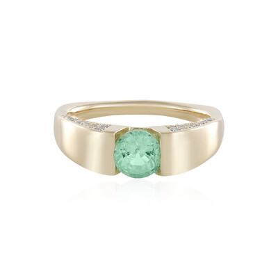 Anillo en oro con Esmeralda de Rusia (de Melo)