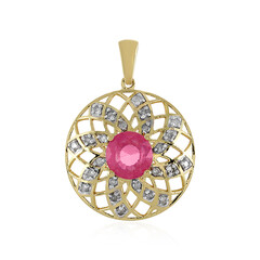 Colgante en oro con Zafiro rosa de Madagascar (Ornaments by de Melo)