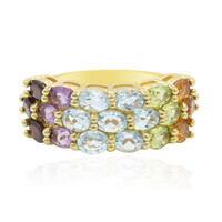 Anillo en plata con Granate