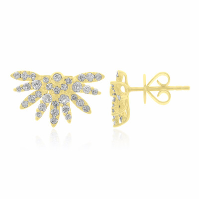 Pendientes en oro con Diamante SI1 (H)