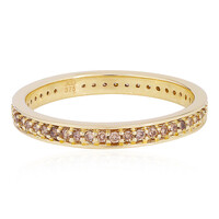 Anillo en oro con Diamante champán I4