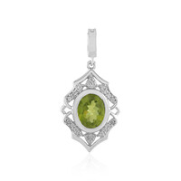 Colgante en plata con Peridoto