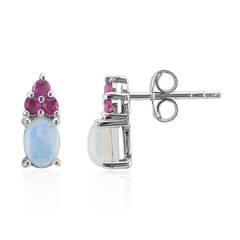 Pendientes en plata con Ópalo de Welo