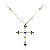 Collar en oro con Zafiro de Ceilán (CIRARI)