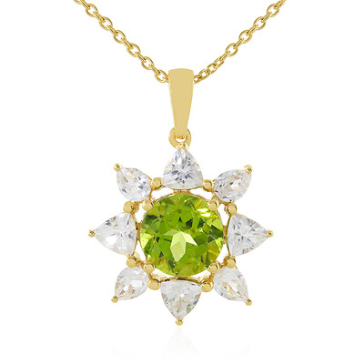 Collar en plata con Peridoto