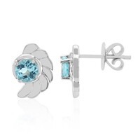 Pendientes en plata con Apatita azul (Pallanova)