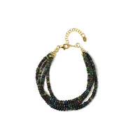 Brazalete en plata con Ópalo de Mezezo